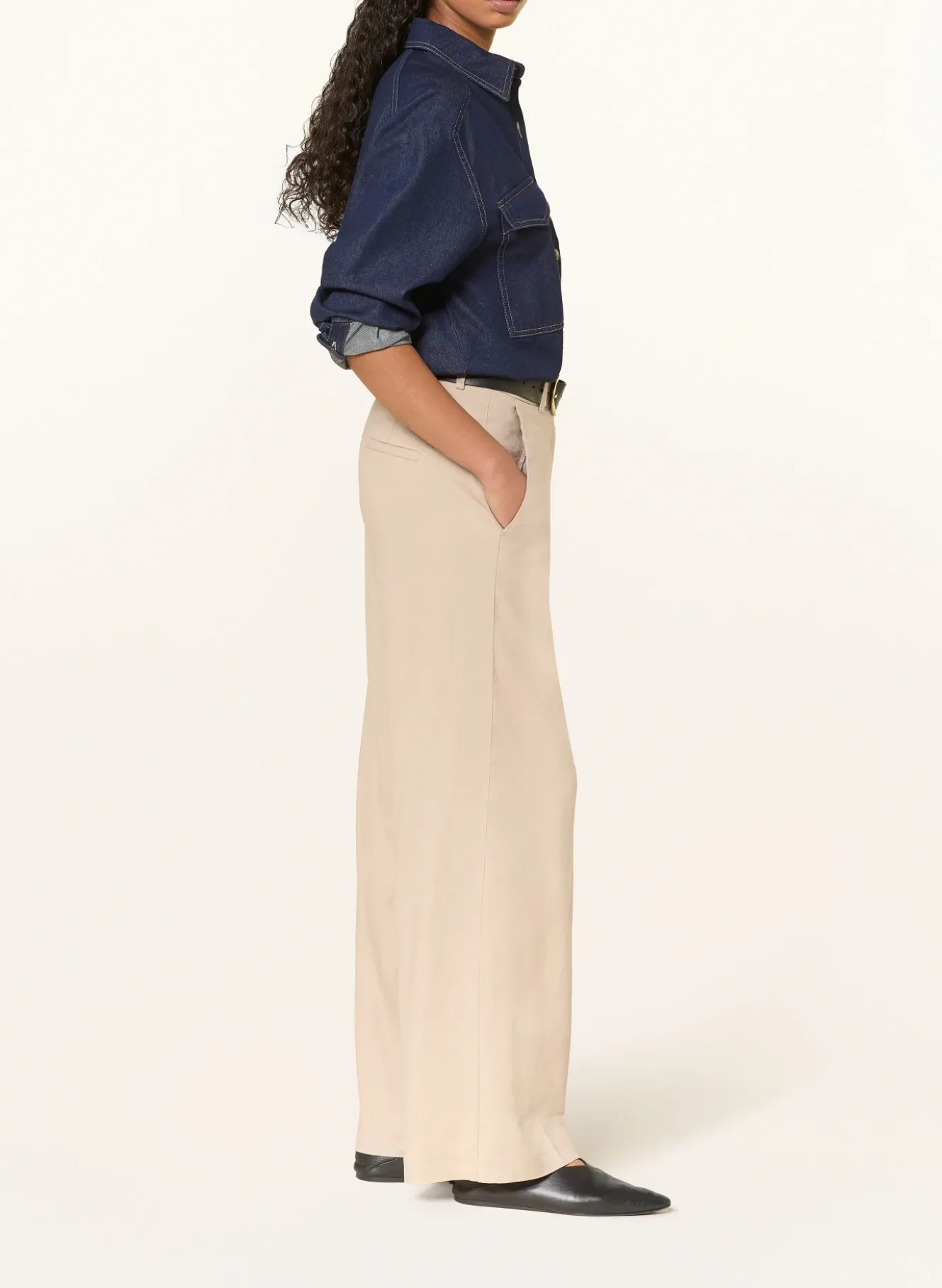 Marlenehose MIRA mit Leinen