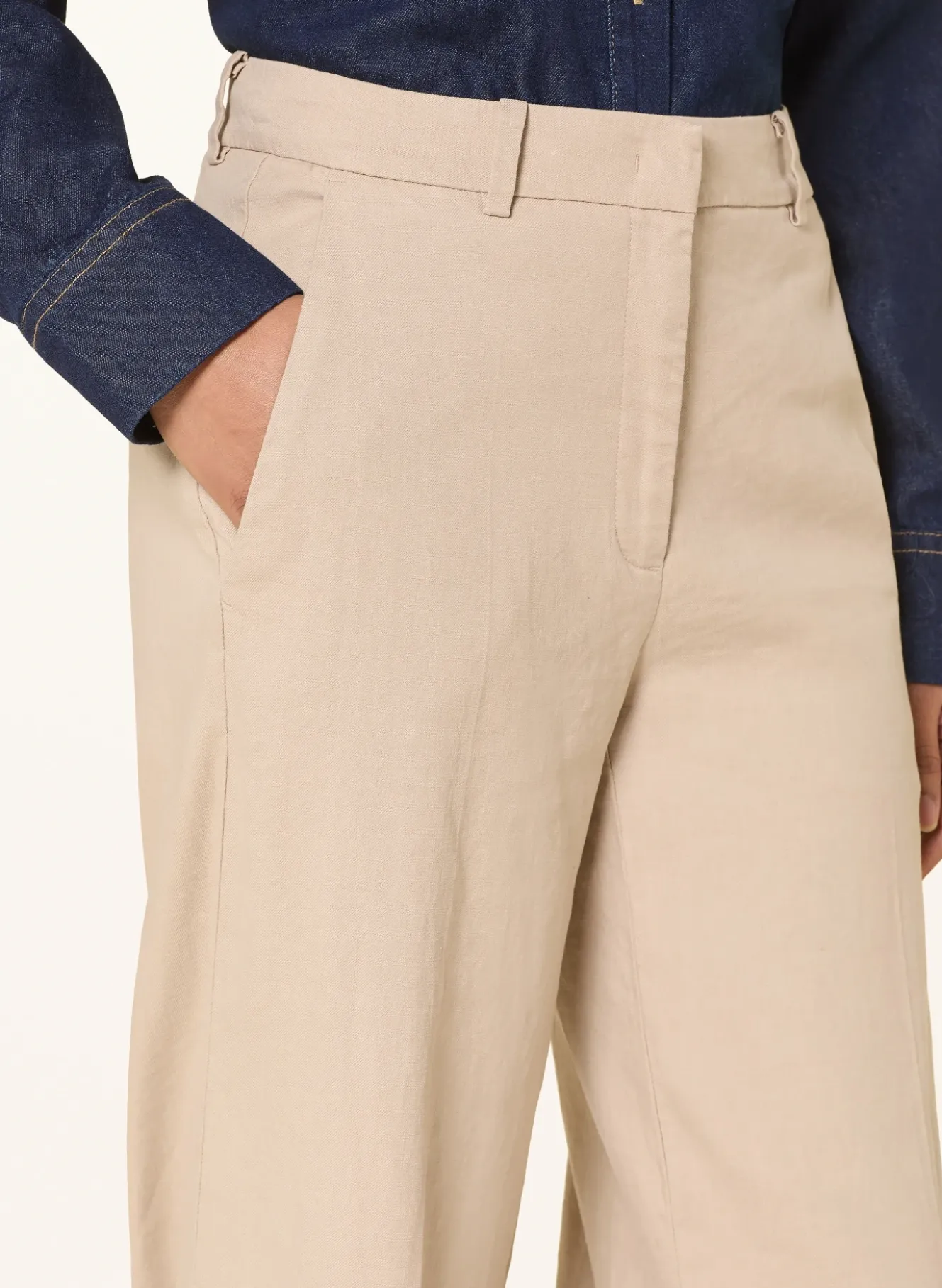 Marlenehose MIRA mit Leinen