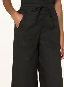 Marlenehose mit Leinen