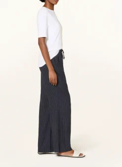Marlenehose mit Leinen