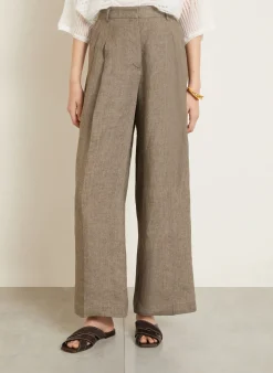 Marlenehose SANTORINI aus Leinen
