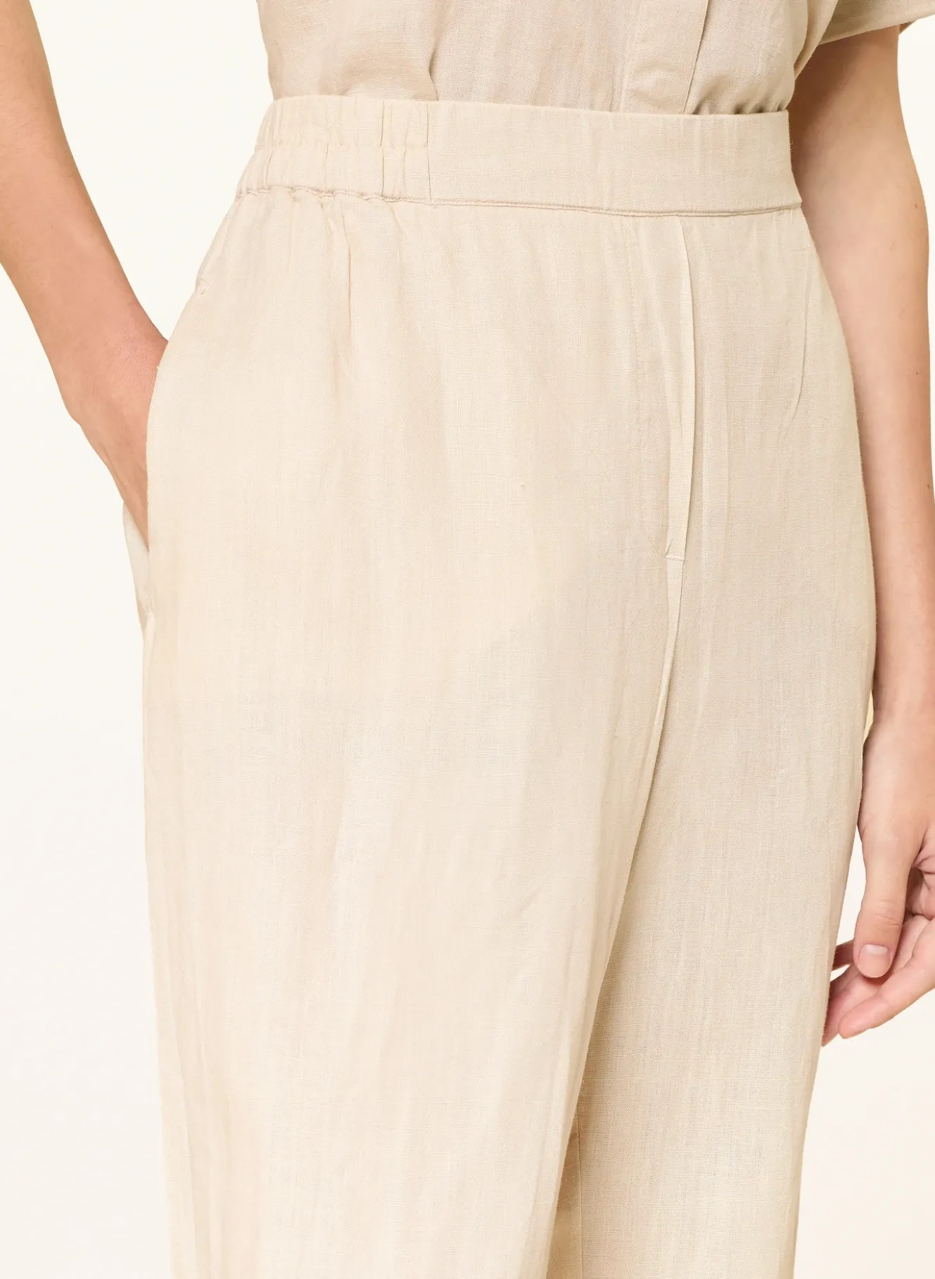 Marlenenhose ANTON aus Leinen