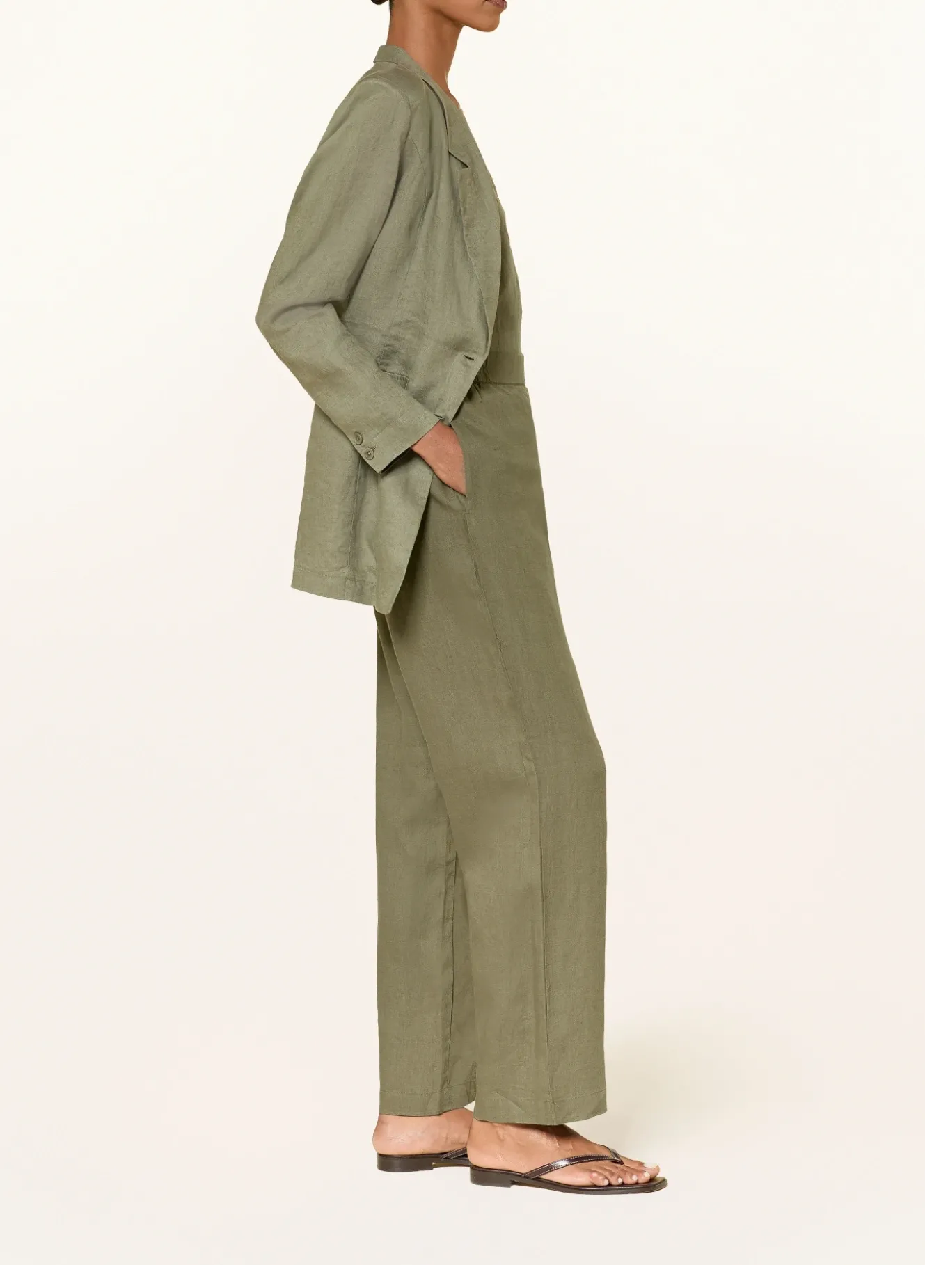 Marlenenhose ANTON aus Leinen