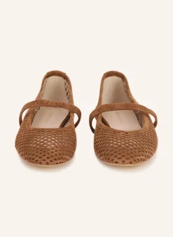 Mary-Jane-Ballerinas mit Cut-outs