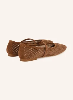 Mary-Jane-Ballerinas mit Cut-outs