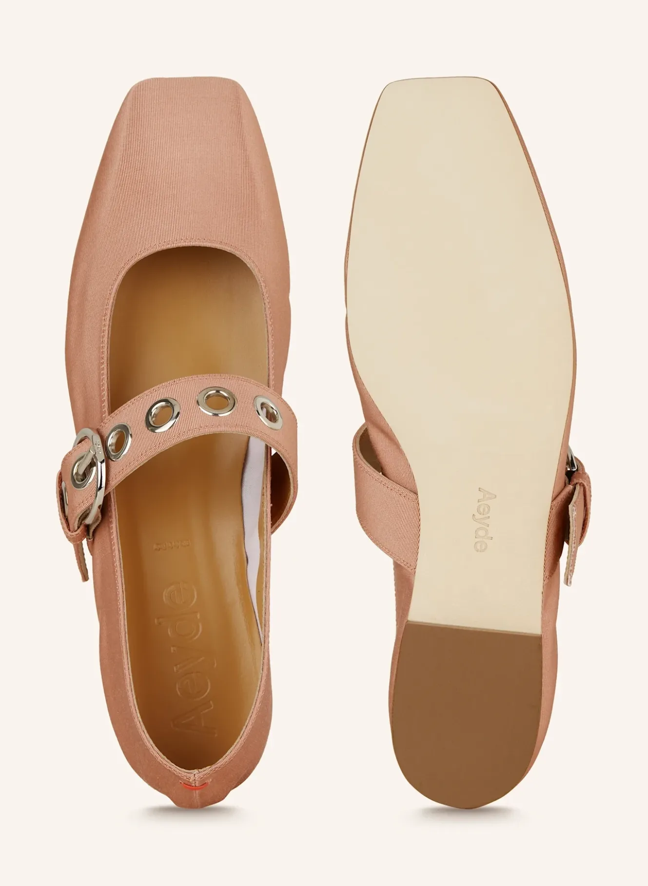 Mary-Jane-Ballerinas UMA EYELET GROSGRAIN