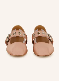 Mary-Jane-Ballerinas UMA EYELET GROSGRAIN