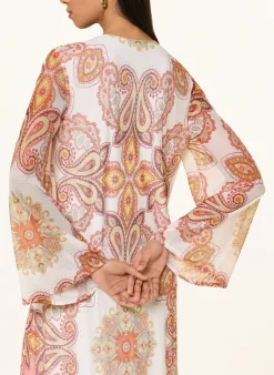 Mesh-Kleid mit Schmucksteinen