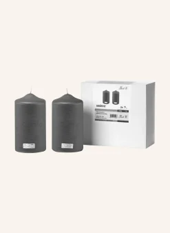 metallic Stumpenkerze CANDLE