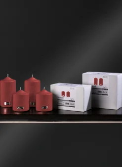 metallic Stumpenkerze CANDLE