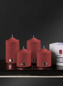 metallic Stumpenkerze CANDLE