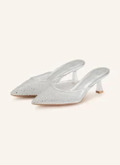 Mules mit Schmucksteinen