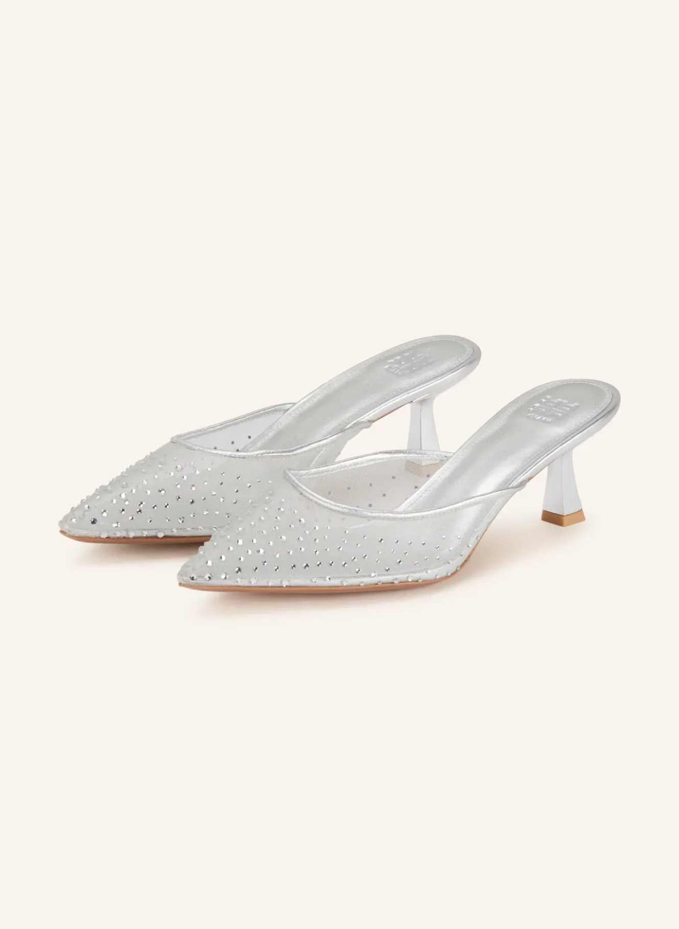 Mules mit Schmucksteinen