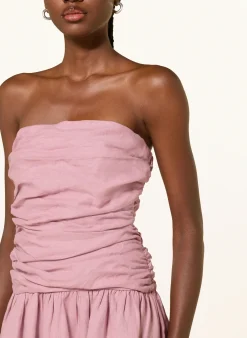 Off-Shoulder-Kleid SACHA aus Leinen