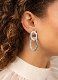 Ohrhänger CLEA SATIN OVAL by GLAMBOU