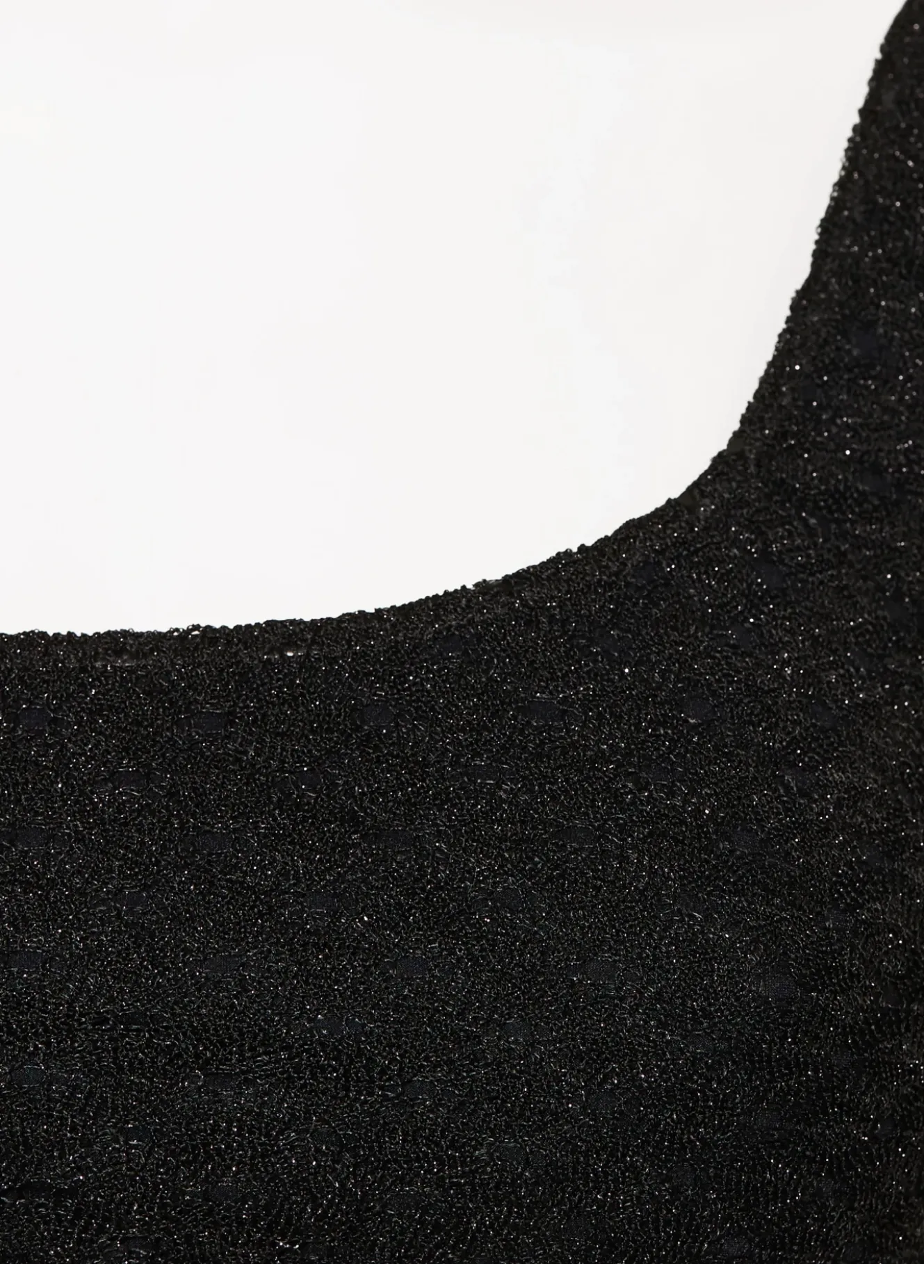 One-Shoulder-Bikini mit Glitzergarn