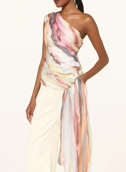 One-Shoulder-Top CAPTURE mit Schmuckperlen