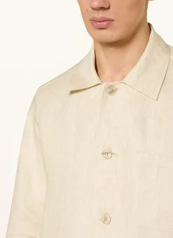 Overjacket aus Leinen