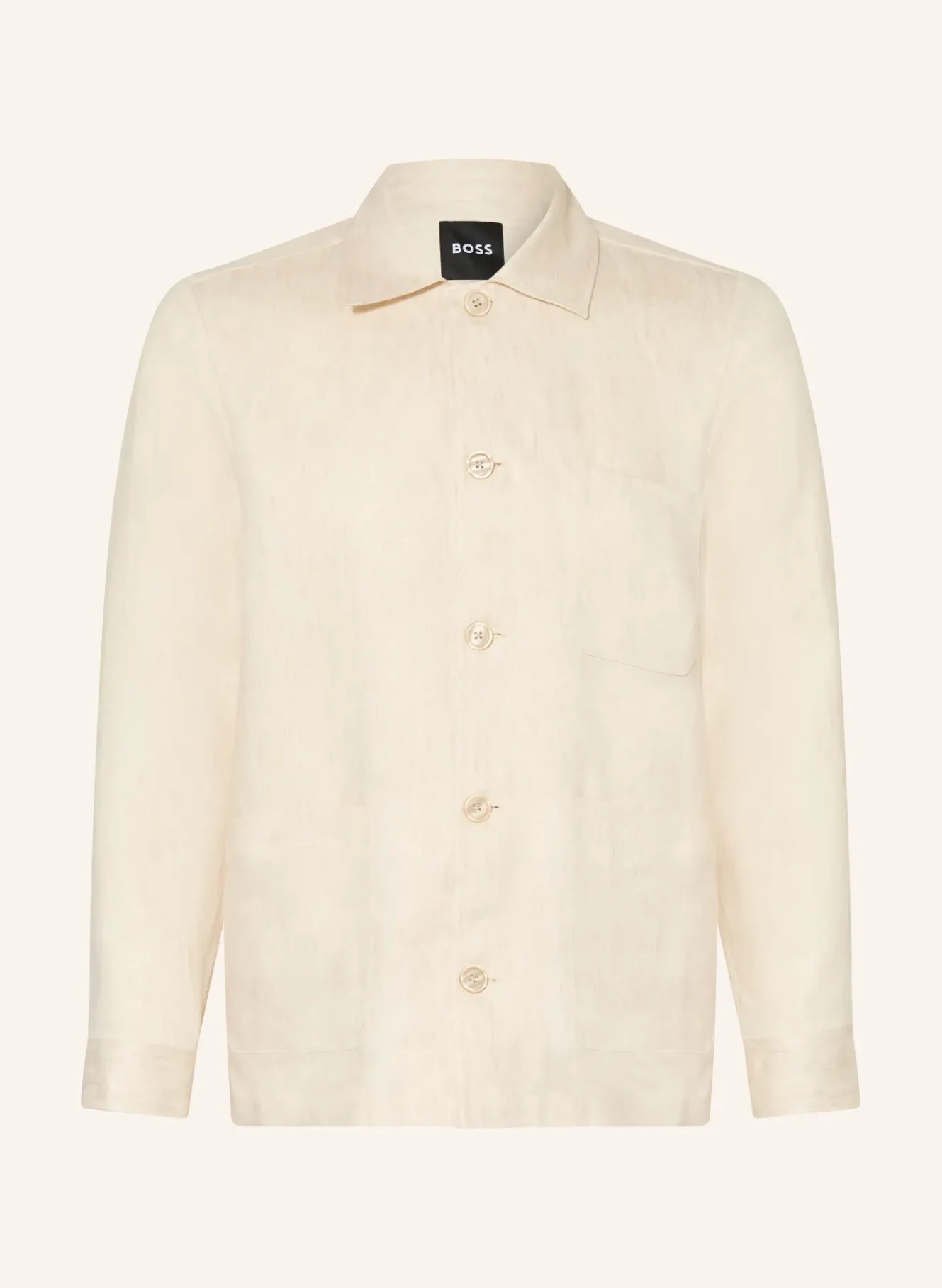 Overjacket aus Leinen