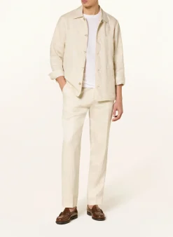 Overjacket aus Leinen