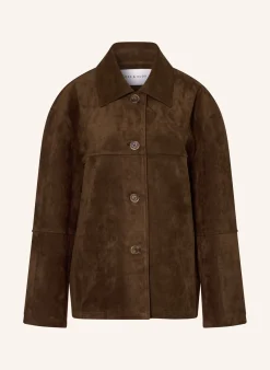 Overjacket in Lederoptik