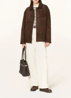 Overjacket in Lederoptik