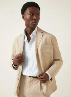 Overjacket LA VESTE PASTRO mit Leinen