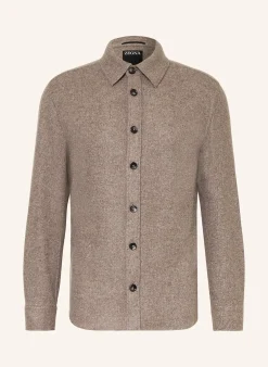 Overjacket mit Cashmere und Seide