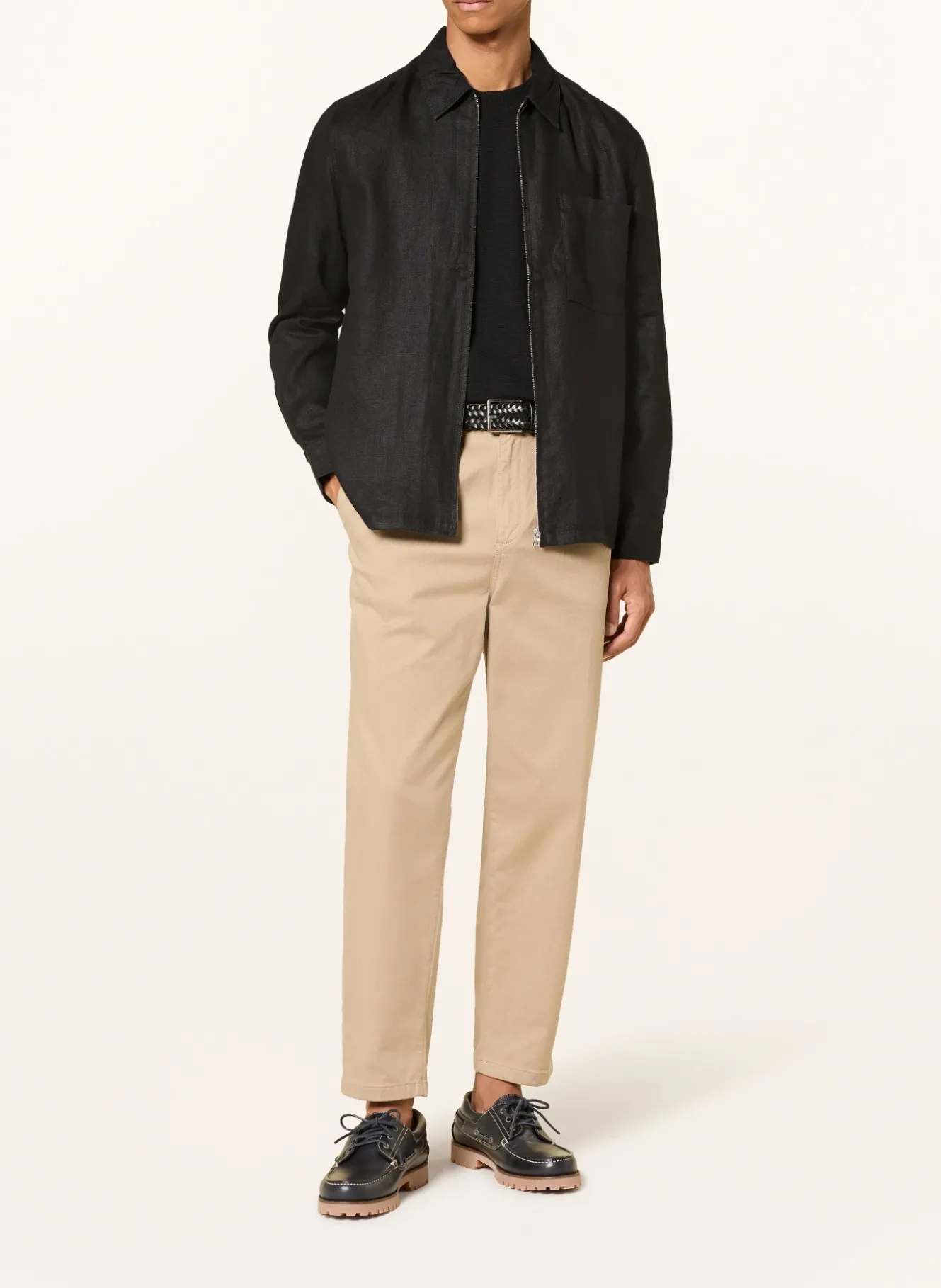 Overshirt aus Leinen