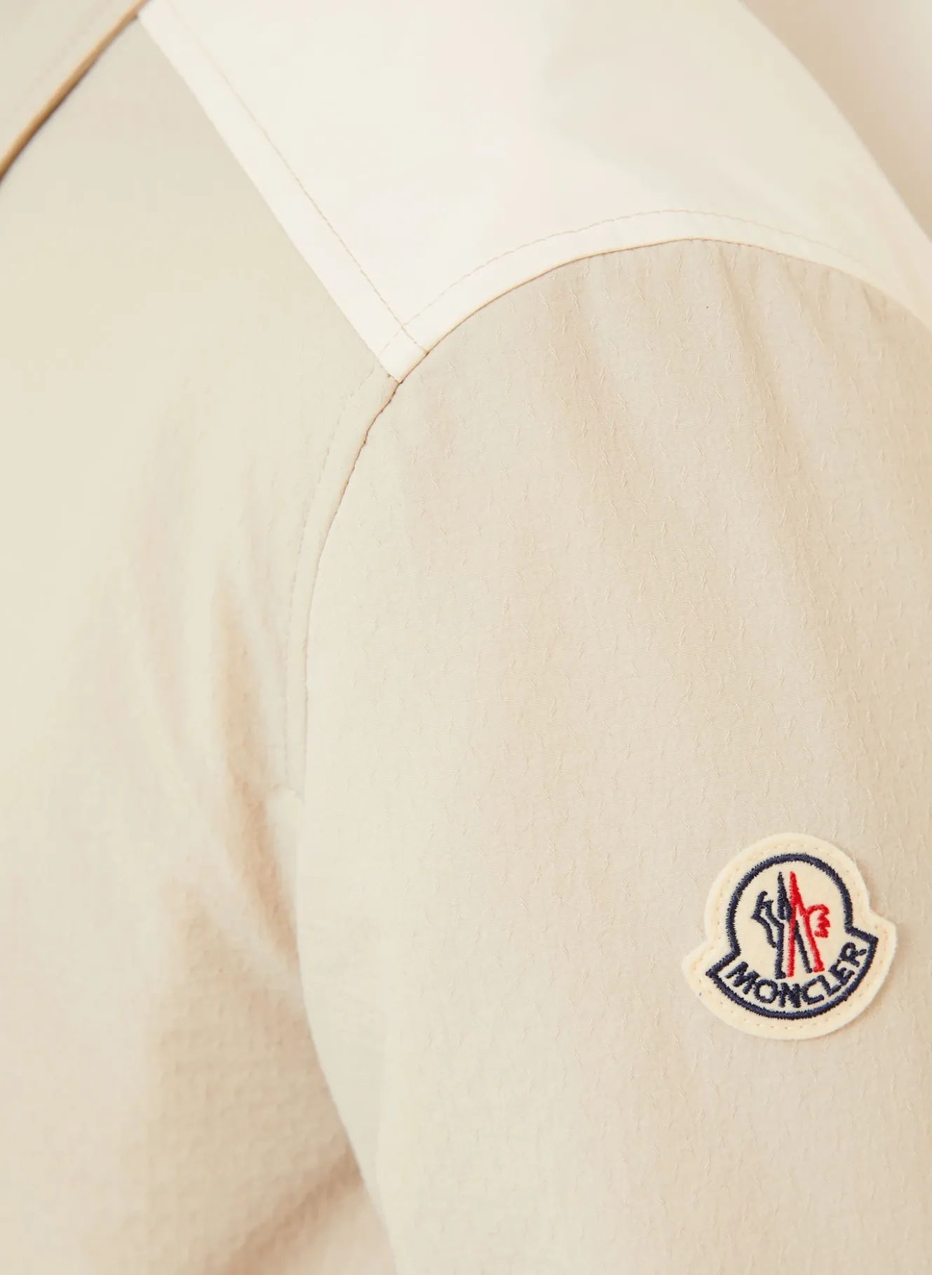 Overshirt im Materialmix