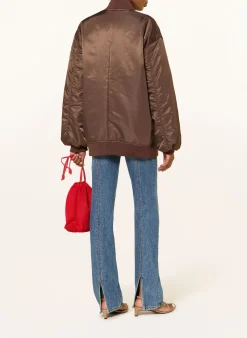 Oversized-Blouson ASTRA aus Satin