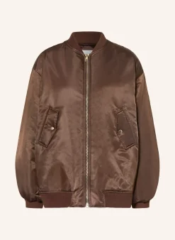 Oversized-Blouson ASTRA aus Satin