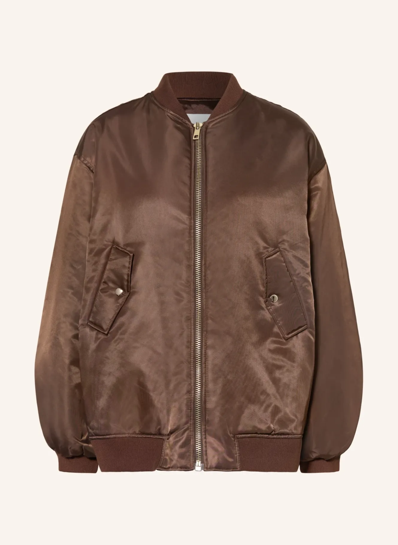 Oversized-Blouson ASTRA aus Satin