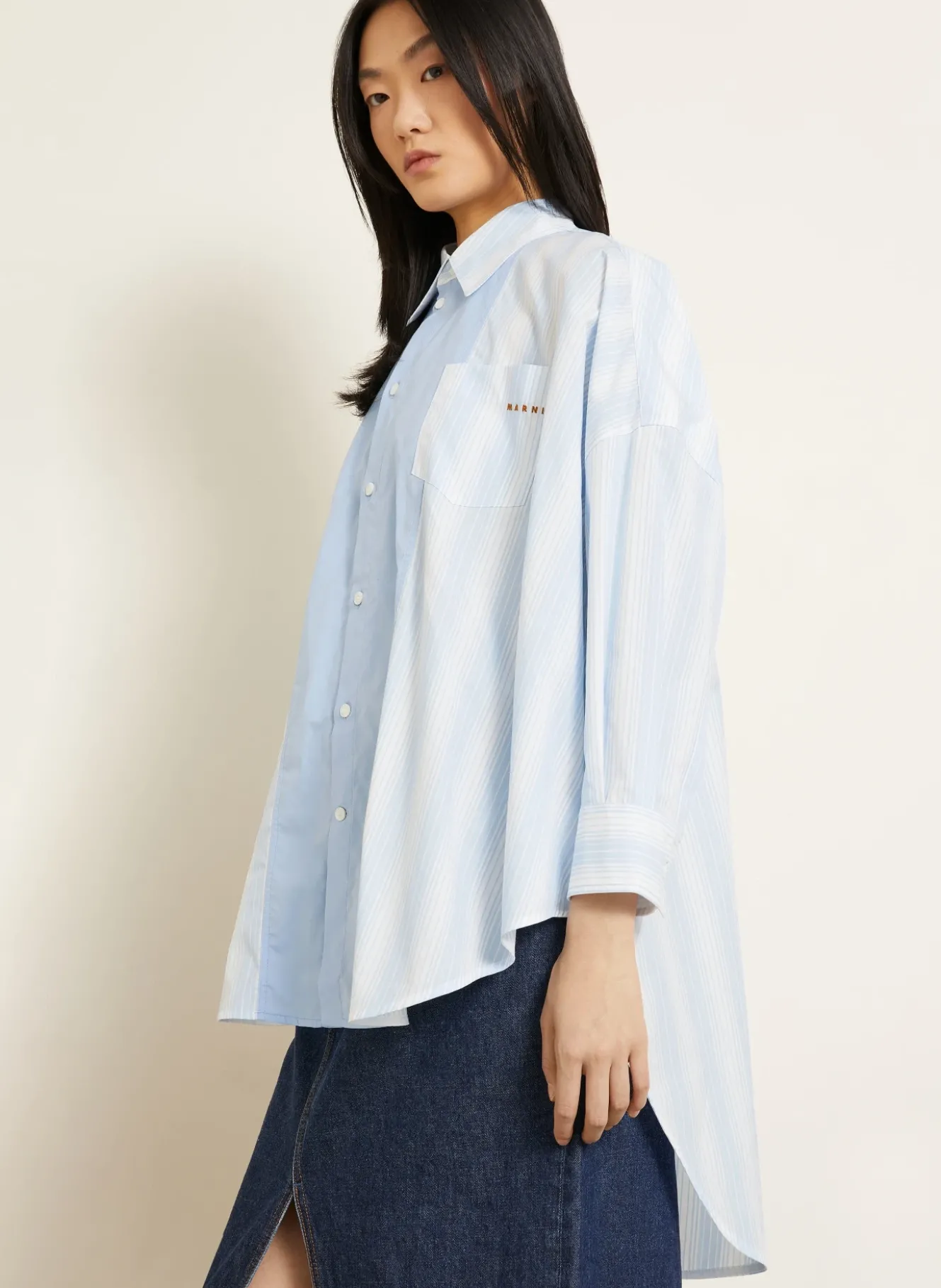 Oversized-Hemdbluse