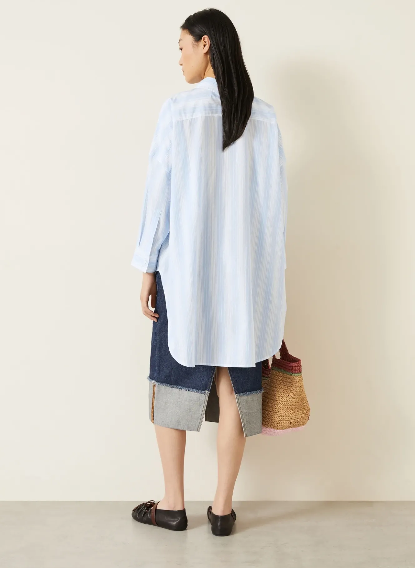 Oversized-Hemdbluse