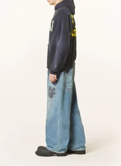 Oversized-Hoodie mit Cut-outs