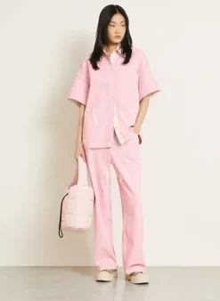 Oversized-Jeansbluse