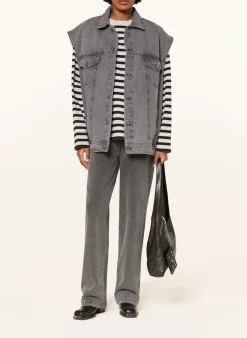 Oversized-Jeansweste