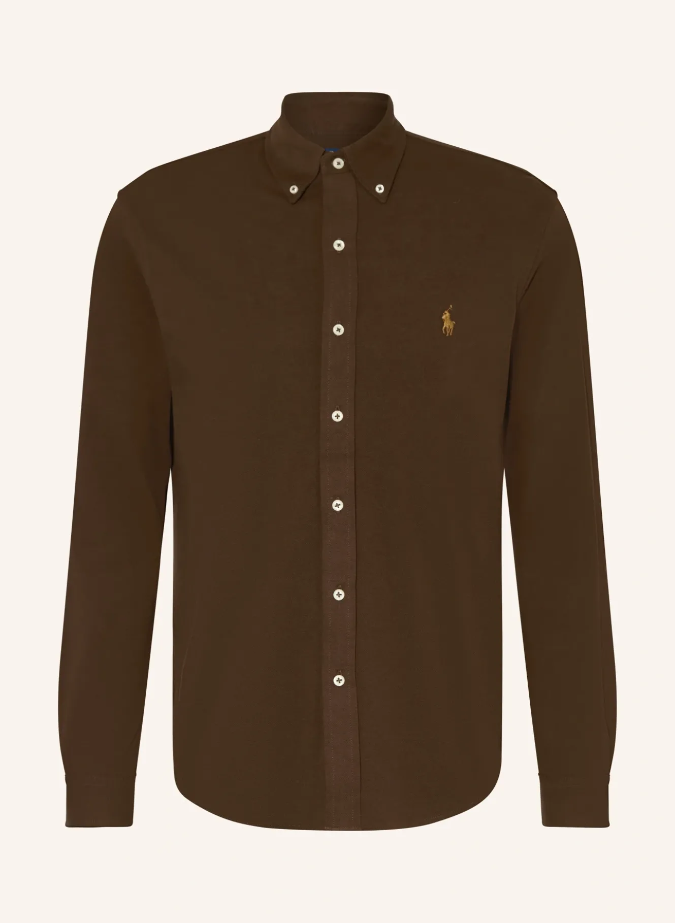 Piqué-Hemd Custom Fit