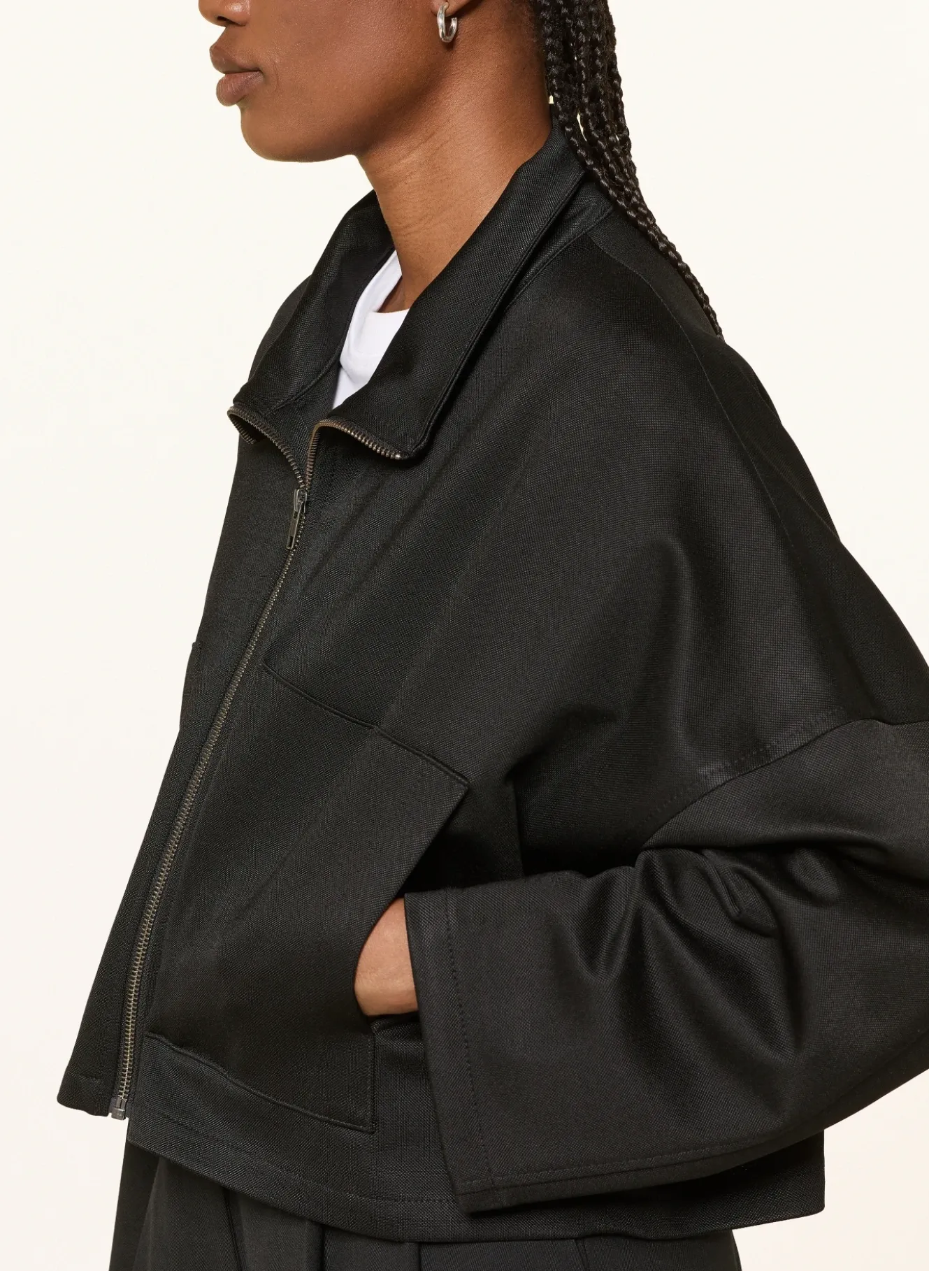 Piqué-Kastenjacke ELSTOW