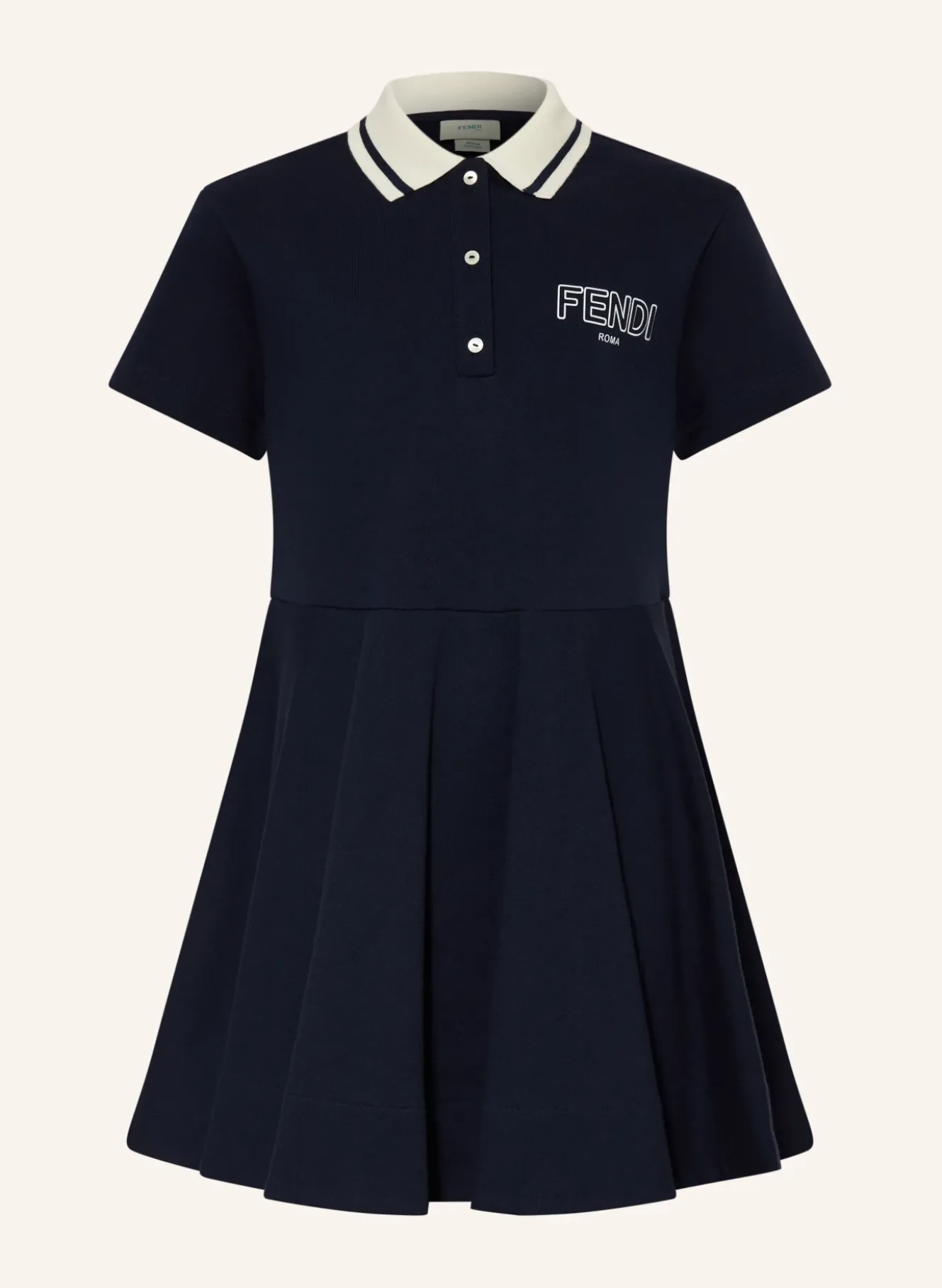 Piqué-Polokleid