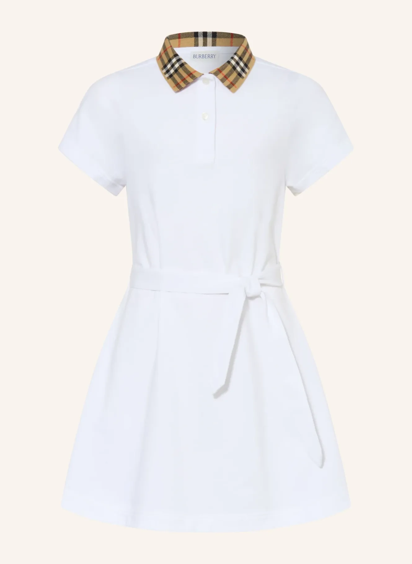Piqué-Polokleid