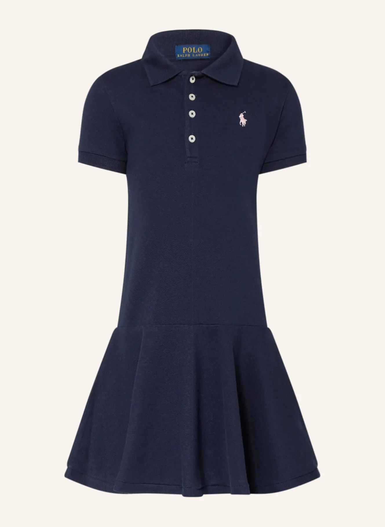 Piqué-Polokleid