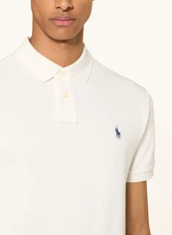 Piqué-Poloshirt Custom Slim Fit