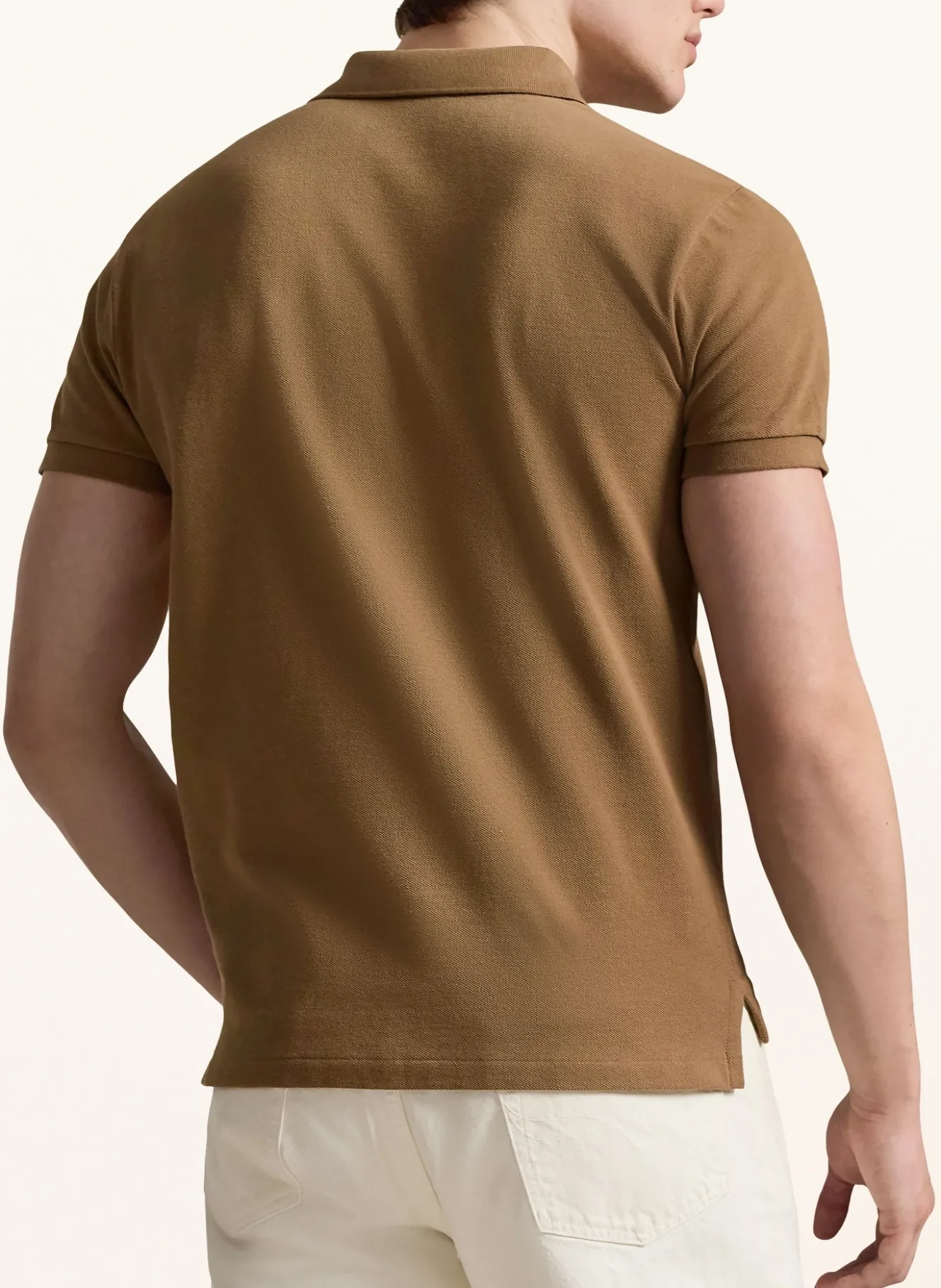 Piqué-Poloshirt Custom Slim Fit