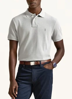 Piqué-Poloshirt Custom Slim Fit