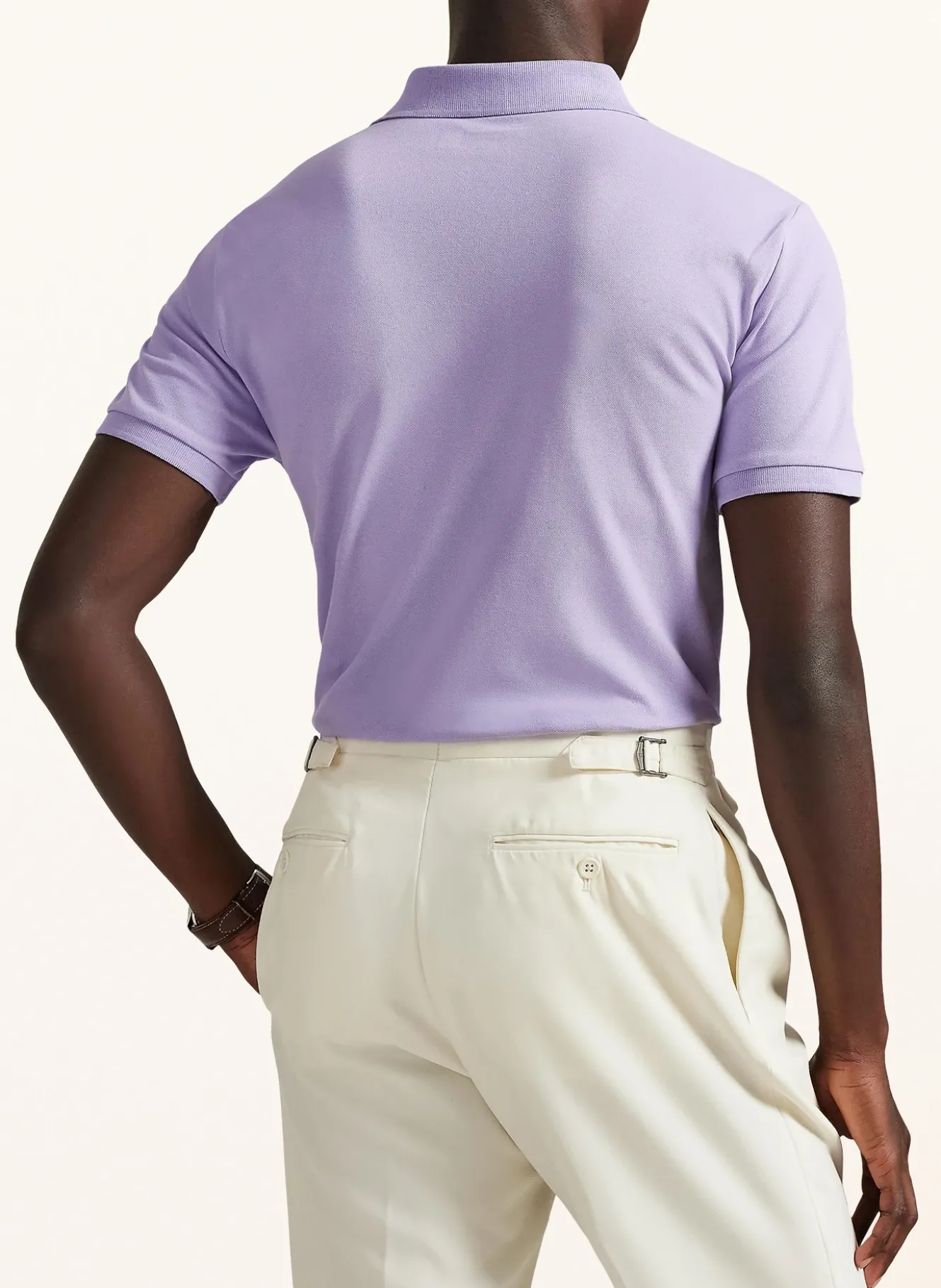 Piqué-Poloshirt Custom Slim Fit