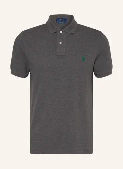 Piqué-Poloshirt Custom Slim Fit