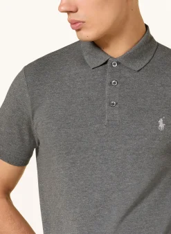 Piqué-Poloshirt Custom Slim Fit