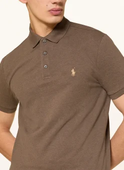 Piqué-Poloshirt Custom Slim Fit